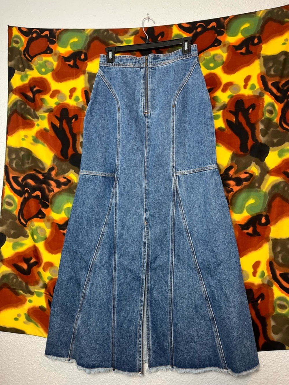 NWT Natural Life Denim Long Skirt Womens Size 2 - Picture 7 of 12
